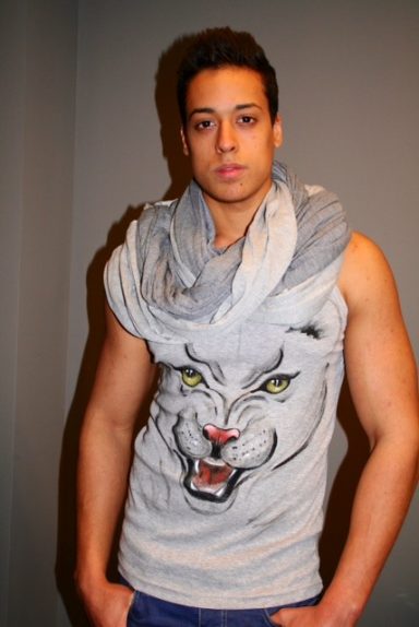 Camiseta de tirantes con pantera