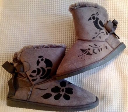 Botas pintadas a mano